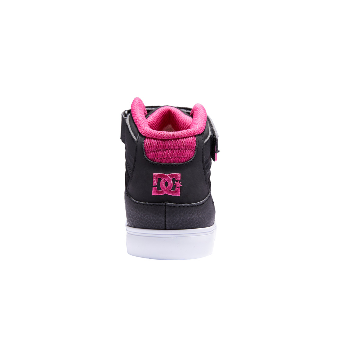 Baskets DC Shoes Pure High Elastic Dentelle High-Top Noir Blanche Enfant | HRO-37190001