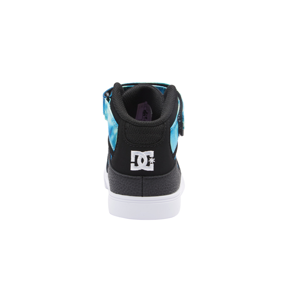 Baskets DC Shoes Pure High Elastic Dentelle High-Top Noir Bleu Vert Enfant | XVP-06626778