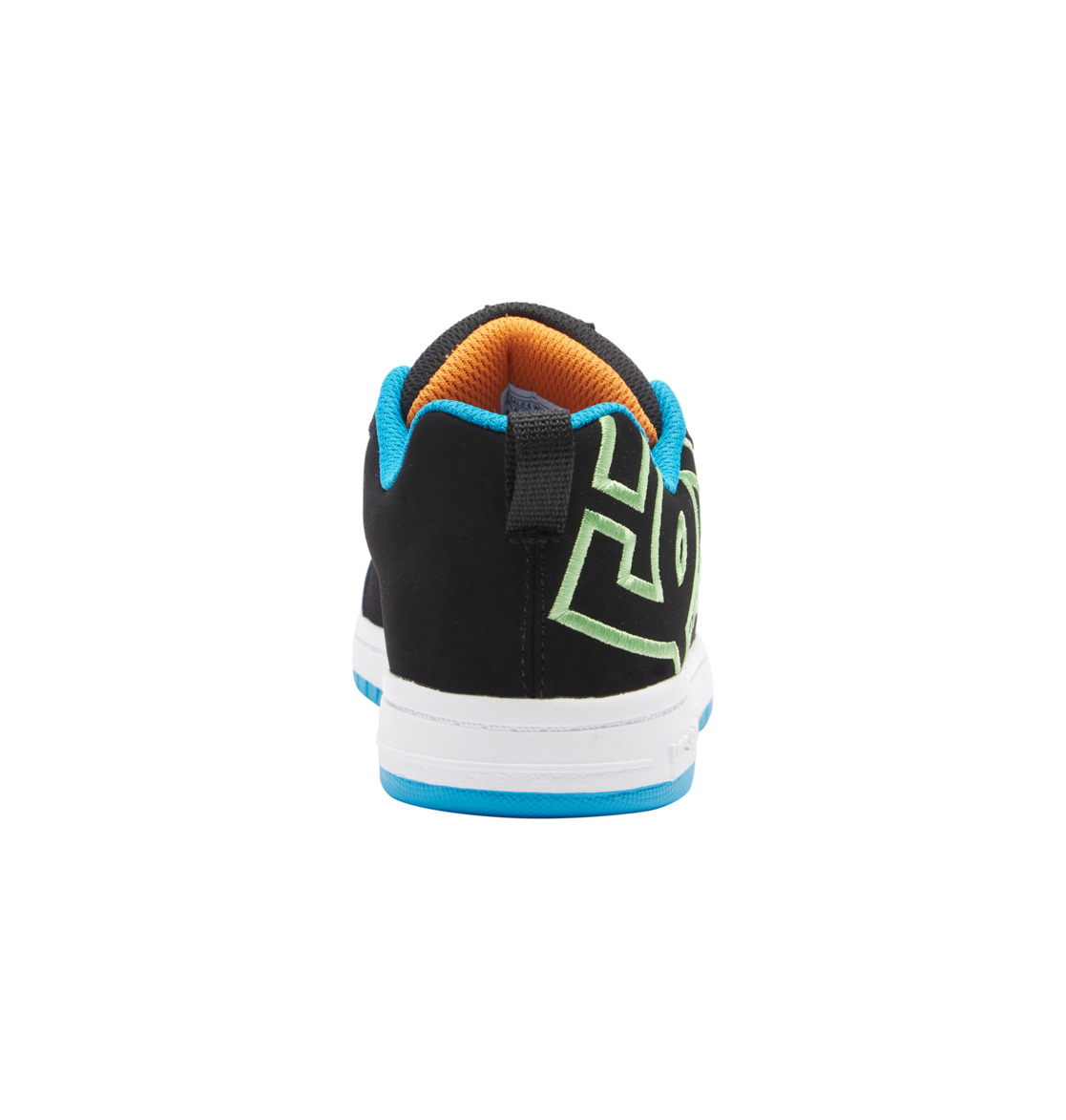 Baskets DC Shoes Court Graffik Noir Blanche Vert Enfant | ZCH-10981123