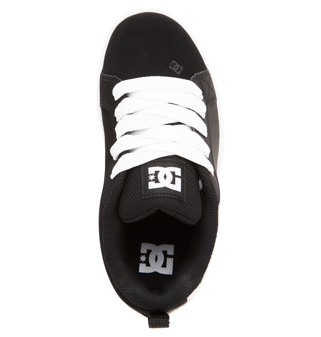 Baskets DC Shoes Court Graffik Noir Blanche Enfant | GMP-05204401