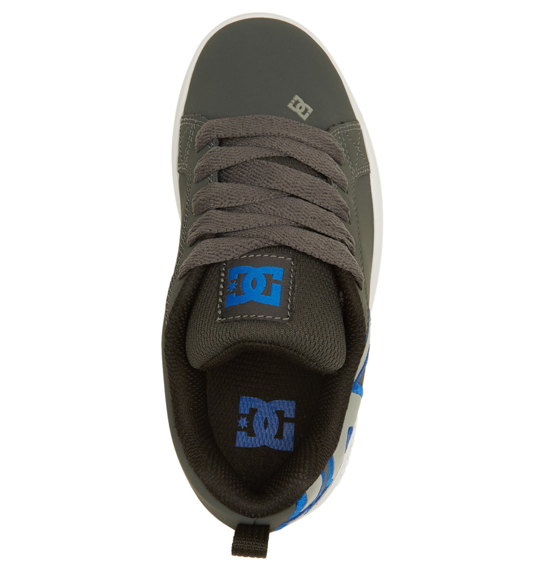 Baskets DC Shoes Court Graffik Grise Foncé Noir Enfant | FNK-32536923