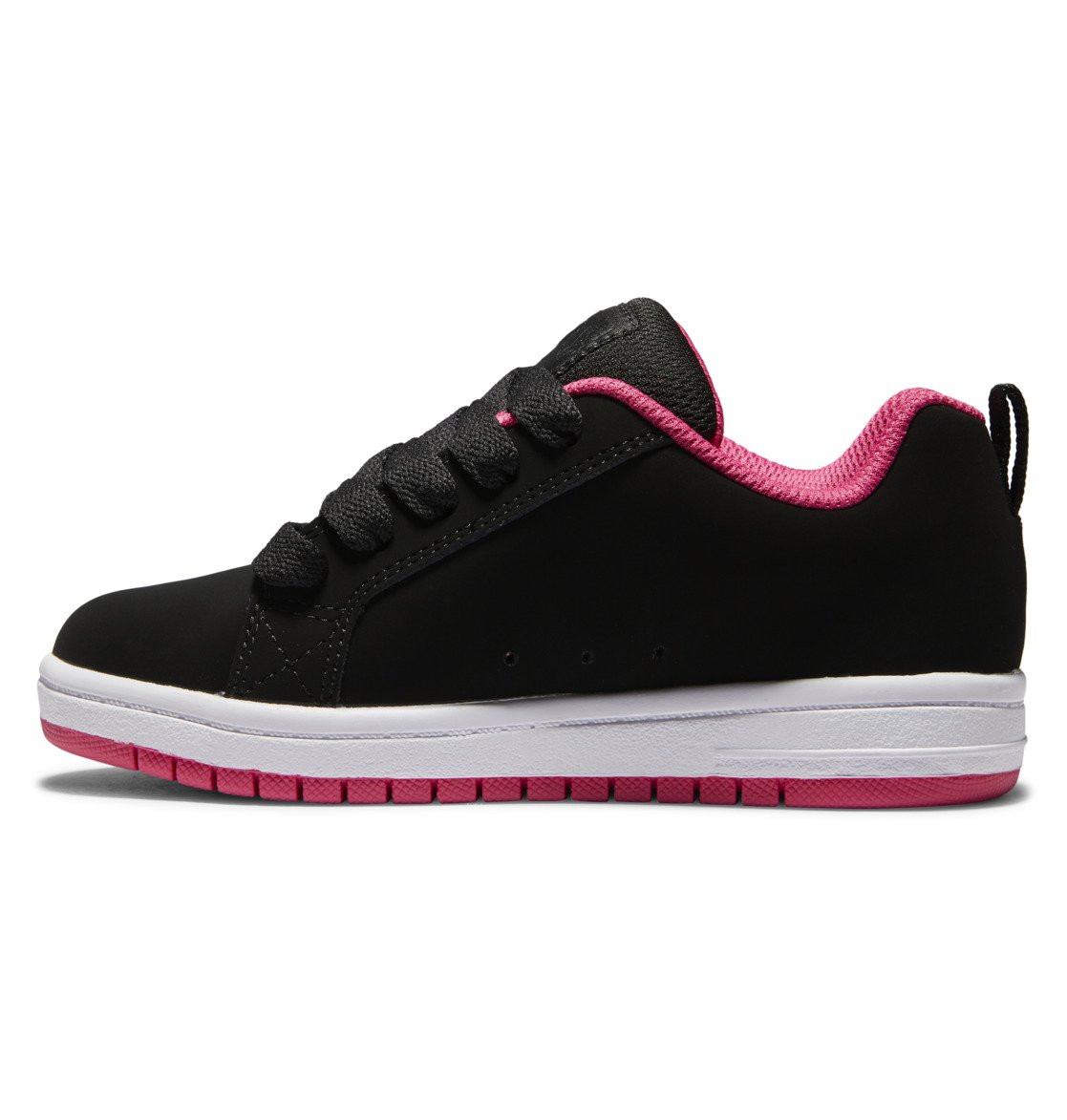 Baskets DC Shoes Court Graffik Noir Rose Enfant | LIK-35891243