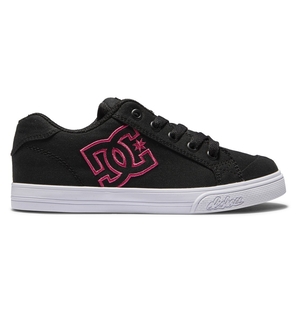 Baskets DC Shoes Chelsea Noir Rose Enfant | FZO-86645617