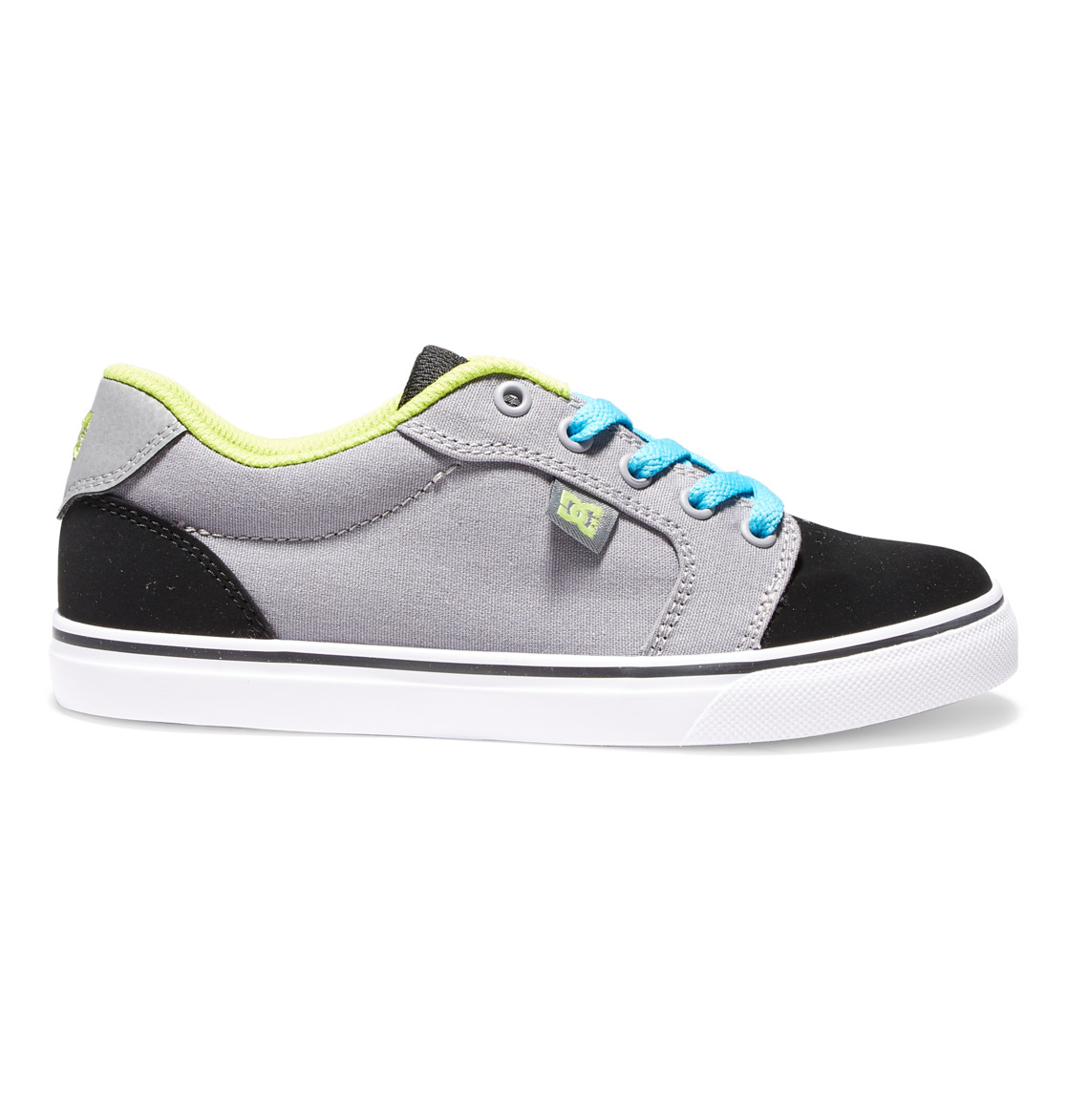 Baskets DC Shoes Anvil Grise Noir Enfant | XOD-18476447