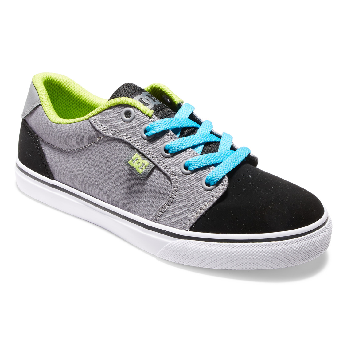 Baskets DC Shoes Anvil Grise Noir Enfant | XOD-18476447