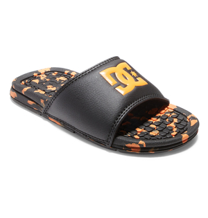 Claquette DC Shoes Bolsa Noir Orange Enfant | PVF-41215514