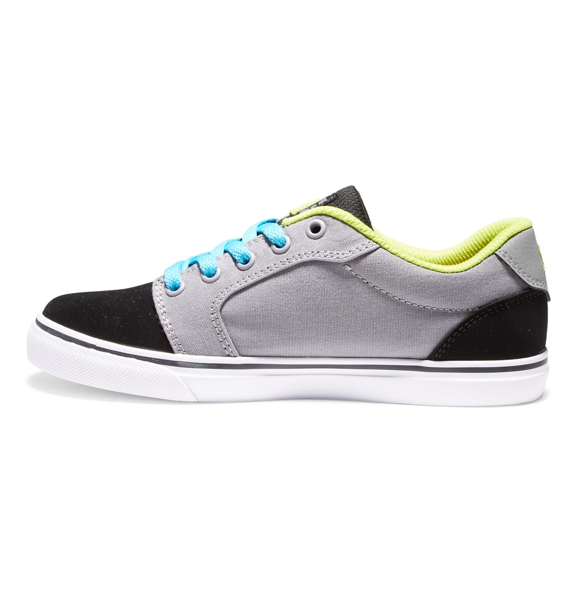 Baskets DC Shoes Anvil Grise Noir Enfant | XOD-18476447