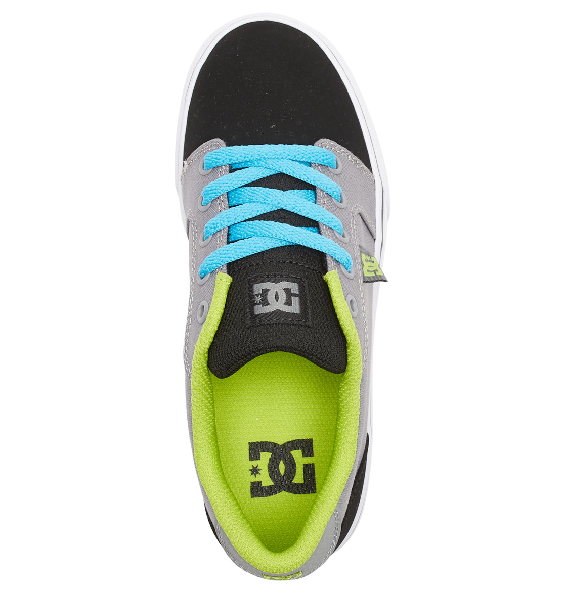 Baskets DC Shoes Anvil Grise Noir Enfant | XOD-18476447