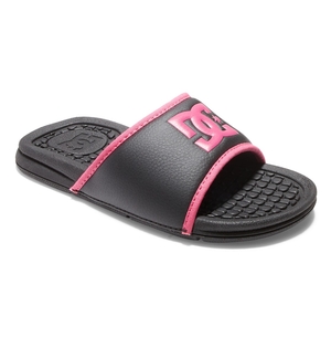 Claquette DC Shoes Bolsa Noir Rose Enfant | MBX-54592614