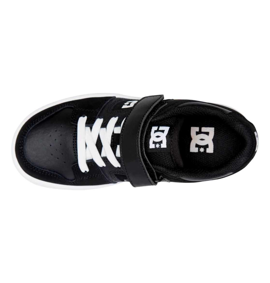 Chaussure Skate DC Shoes Manteca 4 Elastic Dentelle Noir Blanche Enfant | NIT-05285318