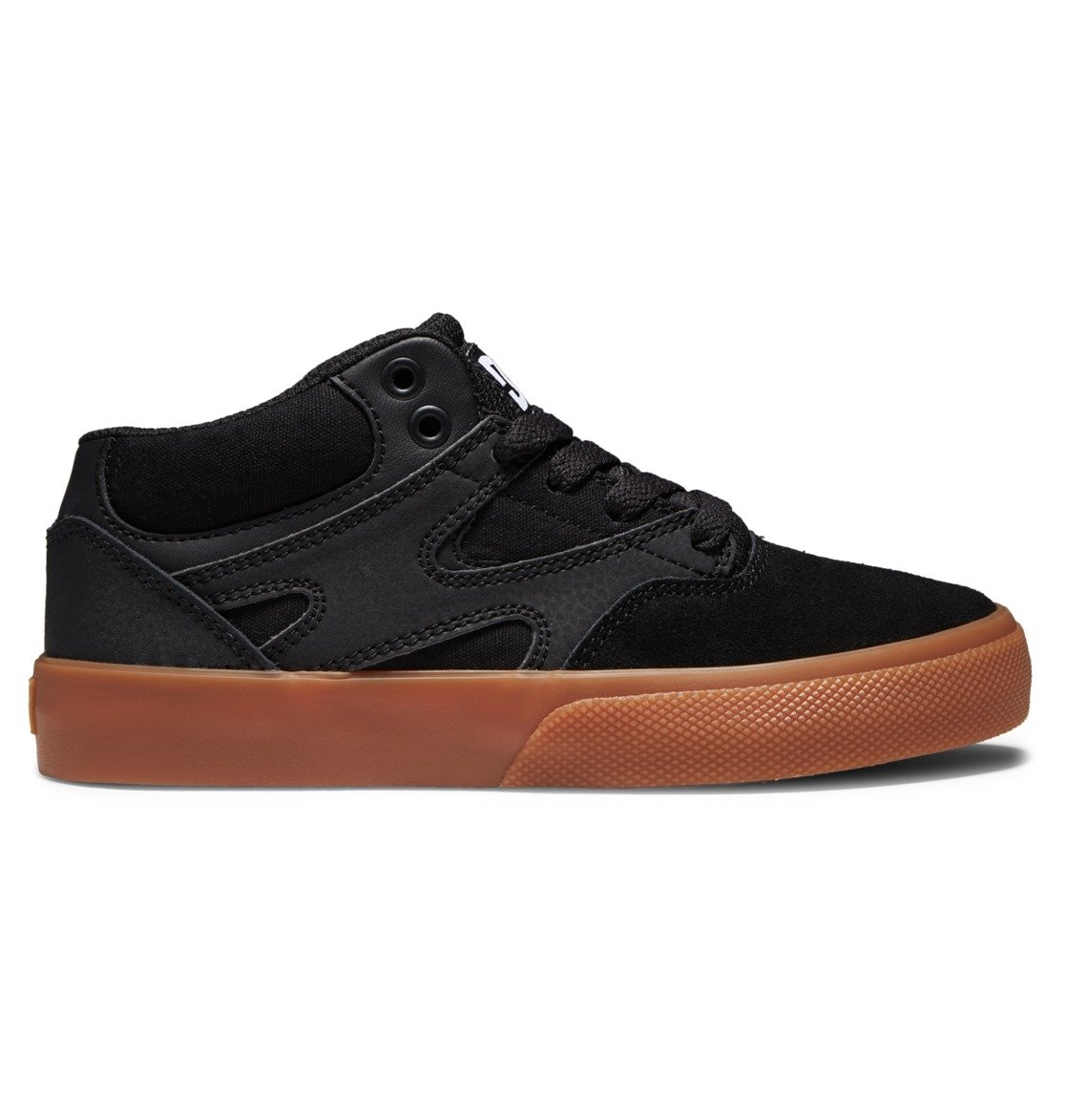 Chaussure Skate DC Shoes Kalis Vulc MID Mid-Top Noir Enfant | RQL-27901423