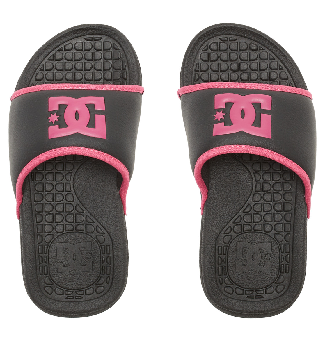 Claquette DC Shoes Bolsa Noir Rose Enfant | MBX-54592614