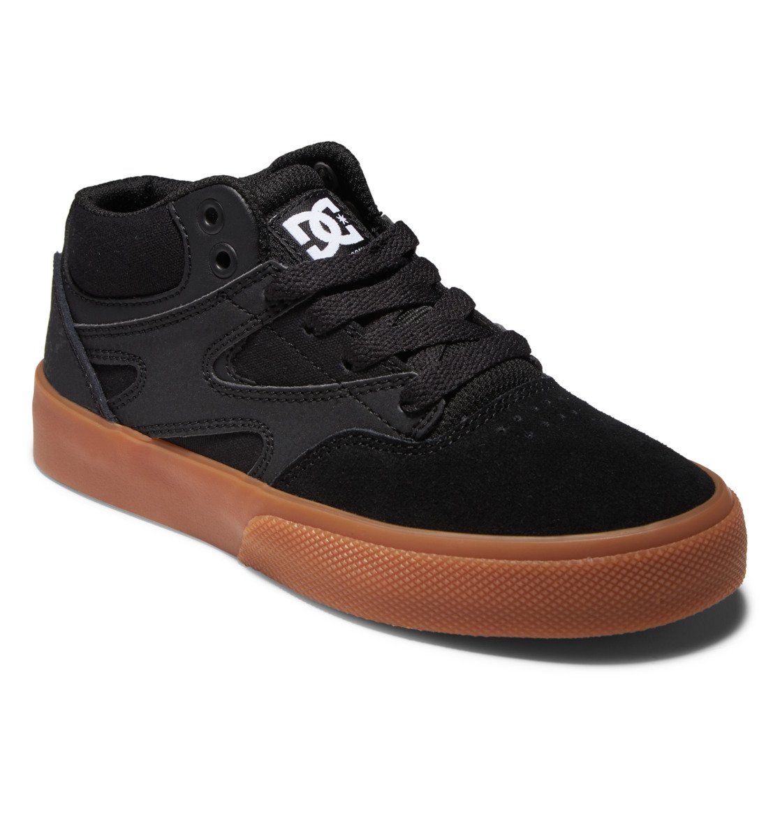 Chaussure Skate DC Shoes Kalis Vulc MID Mid-Top Noir Enfant | RQL-27901423