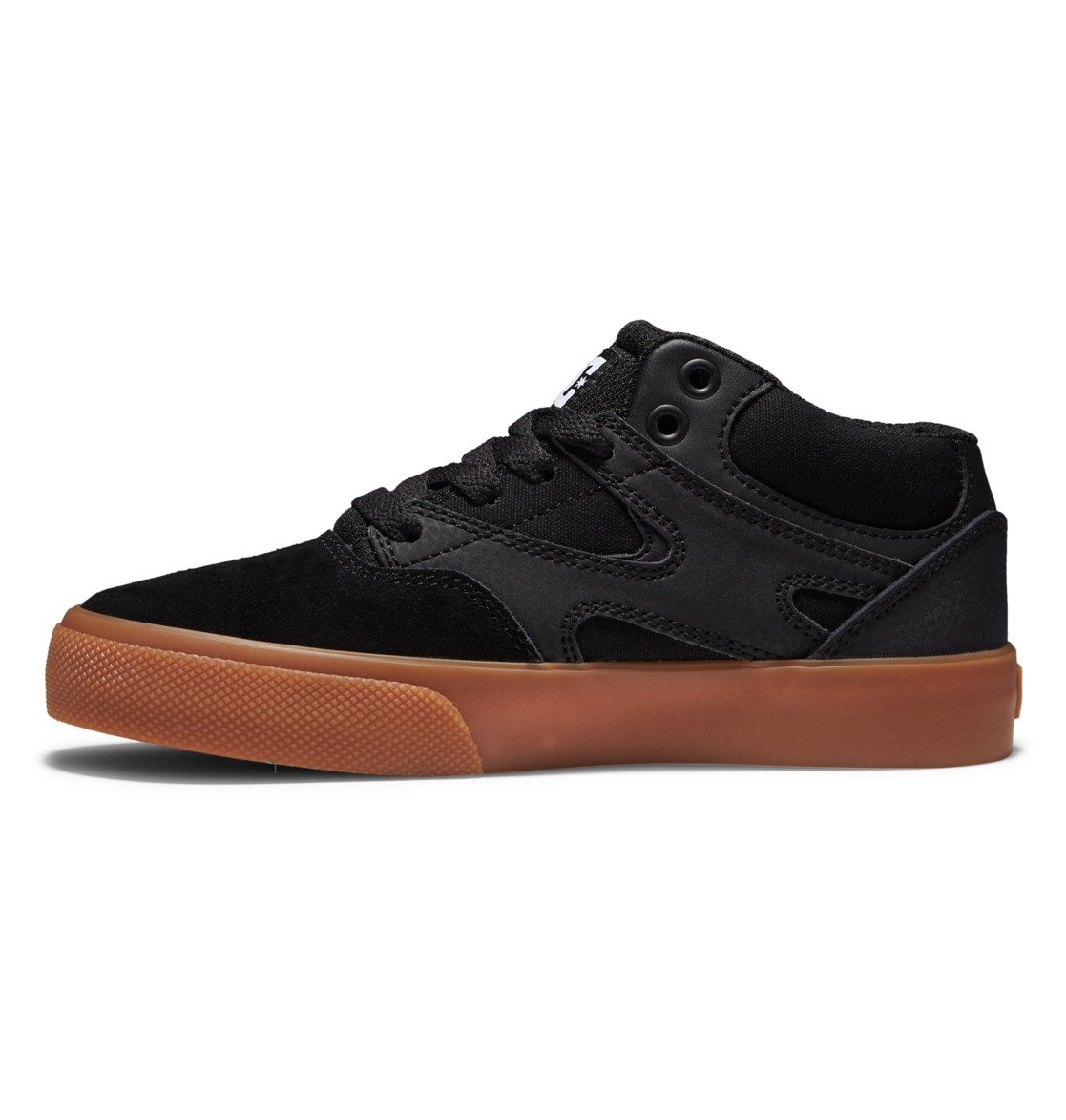 Chaussure Skate DC Shoes Kalis Vulc MID Mid-Top Noir Enfant | RQL-27901423