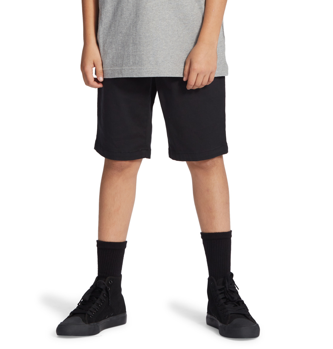 Pantalon DC Shoes Worker Relaxed Fit Chino Noir Enfant | BIK-55090344