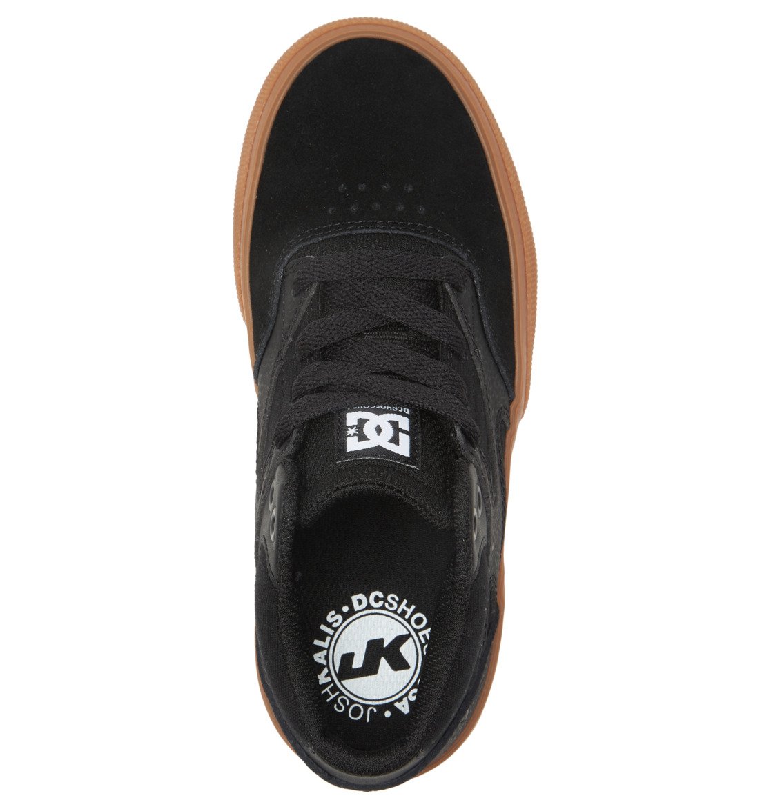 Chaussure Skate DC Shoes Kalis Vulc MID Mid-Top Noir Enfant | RQL-27901423