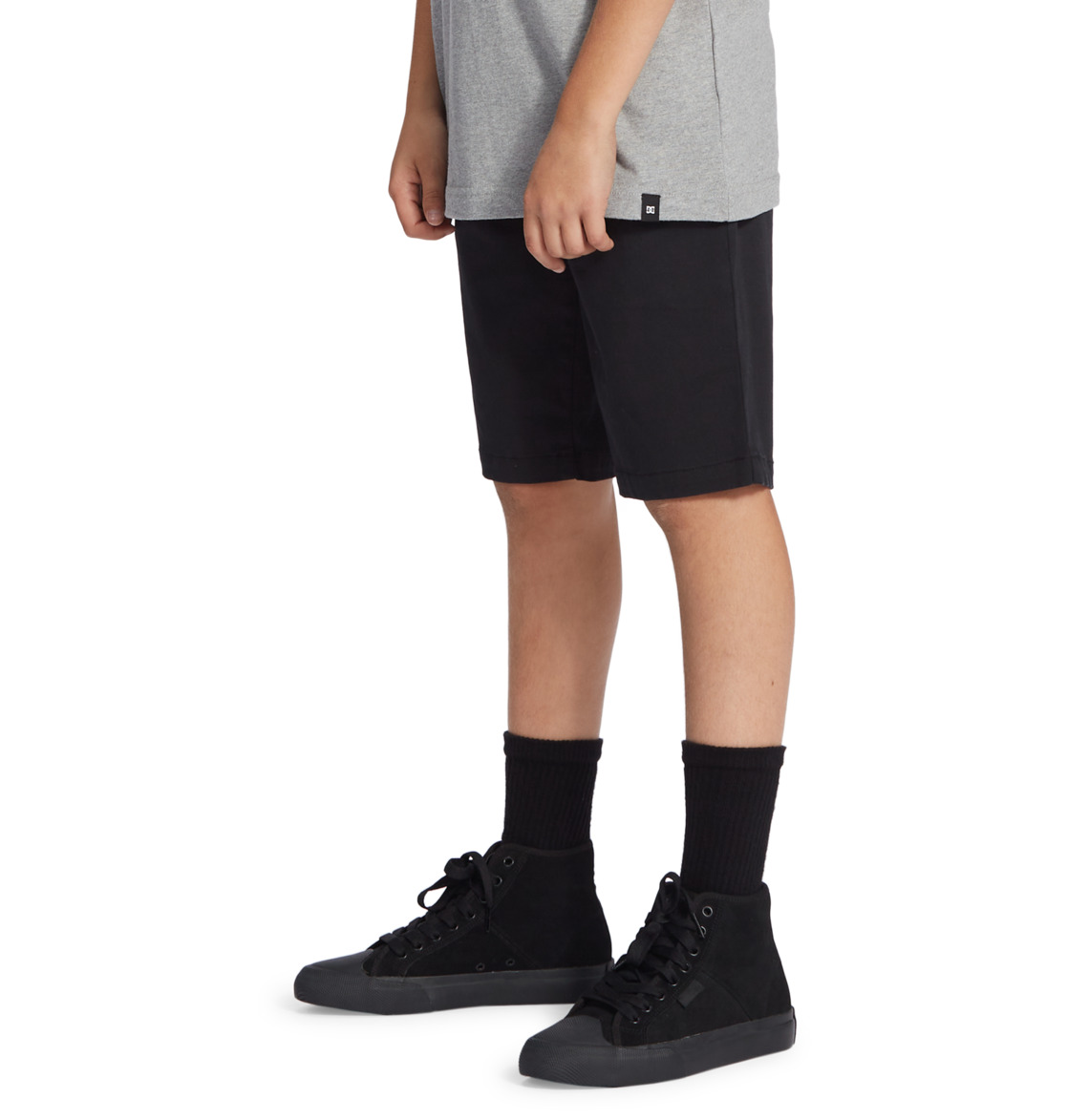 Pantalon DC Shoes Worker Relaxed Fit Chino Noir Enfant | BIK-55090344