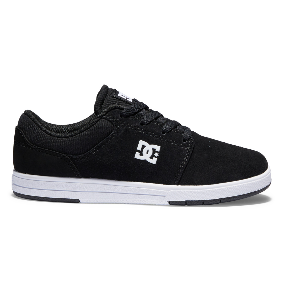 Chaussure Skate DC Shoes Crisis 2 Noir Blanche Enfant | INQ-72885053