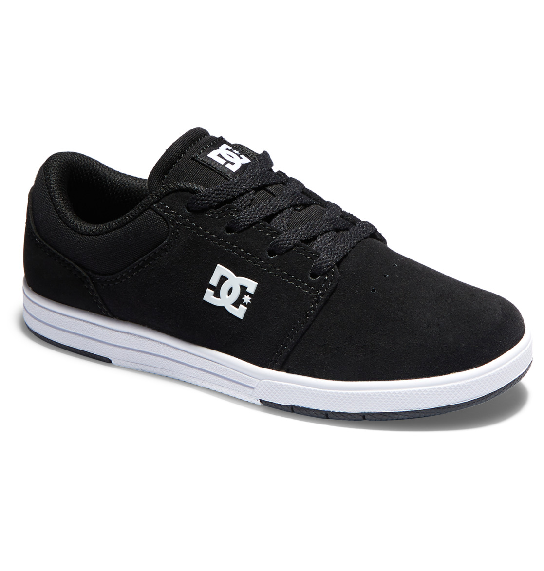 Chaussure Skate DC Shoes Crisis 2 Noir Blanche Enfant | INQ-72885053