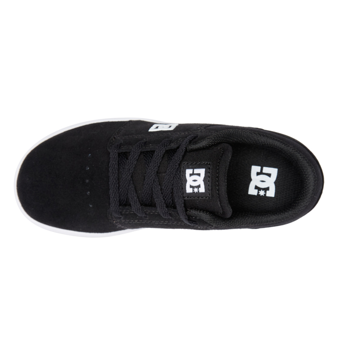 Chaussure Skate DC Shoes Crisis 2 Noir Blanche Enfant | INQ-72885053